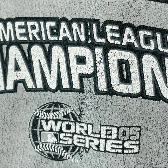 Lee Y2K Chicago White Sox Men's XL 2005 World Series Short Sleeve Shirt 9647 - Picture 4 of 9